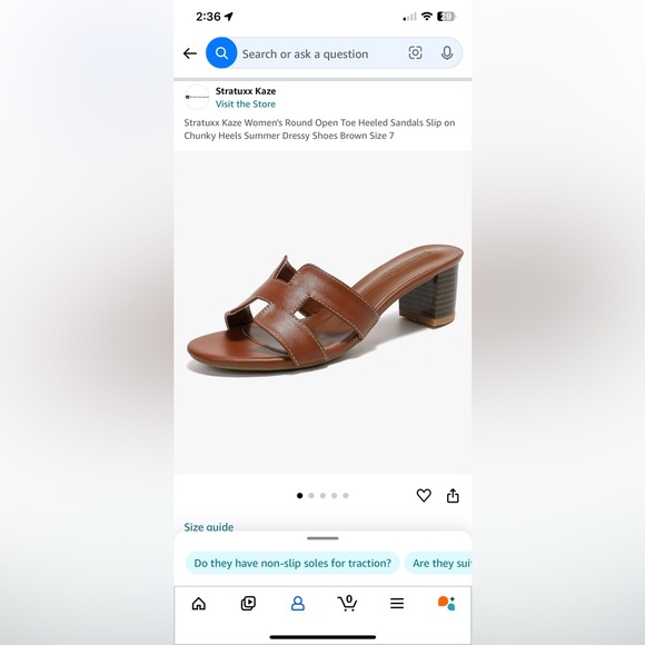 Stratuxx Kaze size 7 open toed heeled sandals stratuxxKaze Oran sandals - Picture 1 of 4